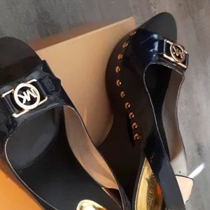 Navy Blue Michael Kors size 11 wedge/clog